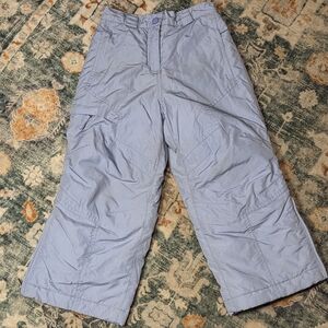 L.L. Bean Kids 'Cold Buster' Snow Pants Light Blue Sz 4